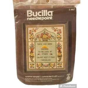 Vintage Bucilla Needlepoint Kit